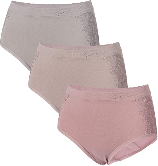 Gloria Vanderbilt Womens Underwear Briefs Panties Pack of 3