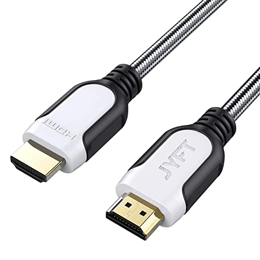 HDMI Cable 0.9m - HDMI 2.0 (4K @ 60fps), JYFT High Speed with Ethernet 18Gbps, Audio Return, Video 4K 2016P HD, 1080P 3D, Blue-ray, Support Apple TV, Xbox, PS3, PS4, HDTV, 1Pack