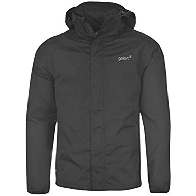 Gelert Mens Horizon Jacket Waterproof Breathable Full Zip Elasticated Cuffs