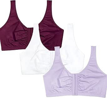 Fruit of the Loom Women's Front Close Builtup Sports Bra