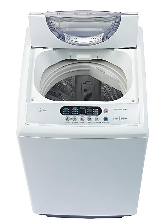 midea MAE100-S2002GPS 2.53 cu. ft. Top Loading Portable Washing Machine, White