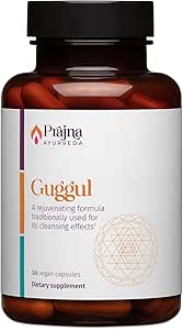 Healthy Directions Dr. Kulreet Chaudhary’s Prajna Ayurveda Guggul Formula is Traditionally Used to Cleanse The Mind and Body (56 Capsules- 500 mg)