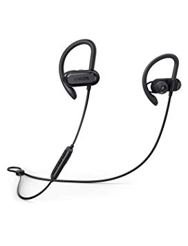 Soundcore Spirit X Sports Earphones by Anker, with Wireless Bluetooth 5, 12-Hour Battery, IPX7 SweatGuard Technology, Secure Fit for Sport and Workouts(Renewed)