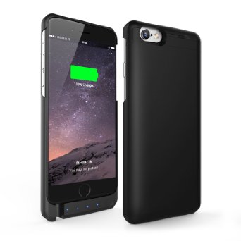 iPhone 6 Battery Case, Rhidon 3800 mAh Power Bank Case Rechargeable Protective Battery Charging Case for Apple iPhone 6 (4.7 inch)