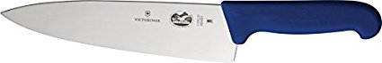 Victorinox Chef's, 8" Blade, 2" At Blue Fibrox Pro Handle