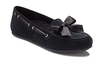 Vionic Women's Haven Alice Slipper - Ladies Moccasin with Concealed Orthotic Arch Support