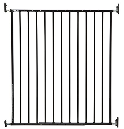 Stork Craft Easy Walk-Thru Tall Metal Safety Gate, Black