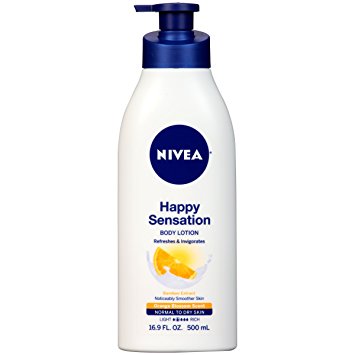 NIVEA Happy Sensation Body Lotion 16.9 Fluid Ounce