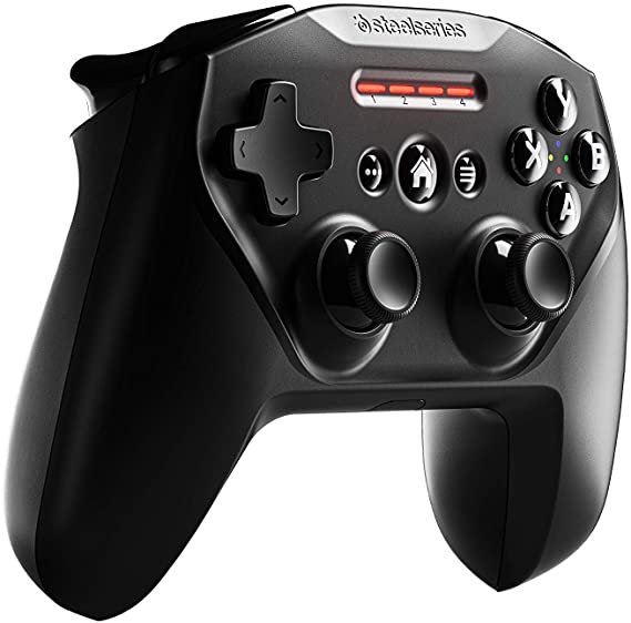 SteelSeries Nimbus  Bluetooth Mobile Gaming Controller with iPhone Mount - 50  Hour Battery Life - Apple-Licensed - Made for iOS, iPadOS, tvOS