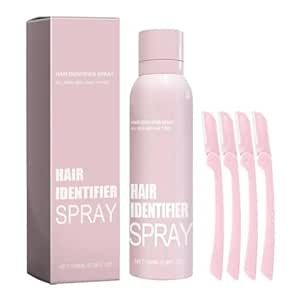 Hair Identifier Spray for Face Shaving,Skin Dermaplaning Spray for Face, Hair Identifier Spray,Suitable for All Skin and Hair(1pcs)