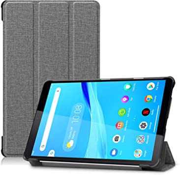 ProCase Lenovo Tab M8 Case 2019 TB-8505F TB-8505X, Slim Lightweight Stand Hard Shell Case Protective Cover for Lenovo Tab M8 HD (2nd Gen) TB-8505F / TB-8505X 2019 8.0 Inch Tablet –Lightgrey