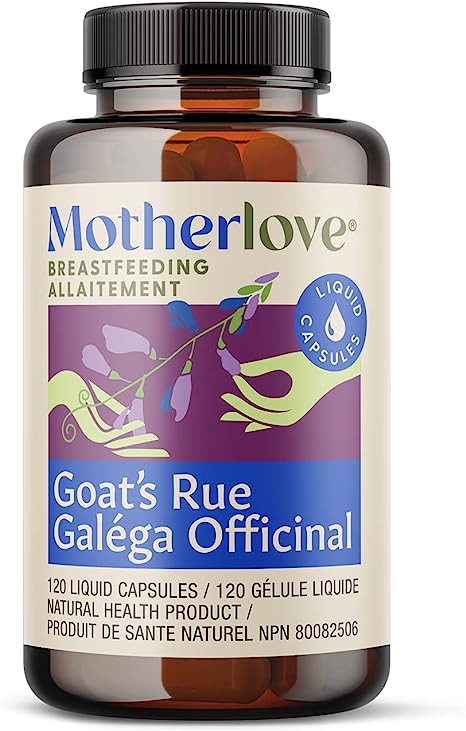 Motherlove Goat’s Rue Vegan Capsules (120ct) Herbal Lactation Supplement to Enhance Mammary Tissue Development & Breast Milk Supply for Breastfeeding Moms—USDA Organic Herbs, Non-GMO, Vegan