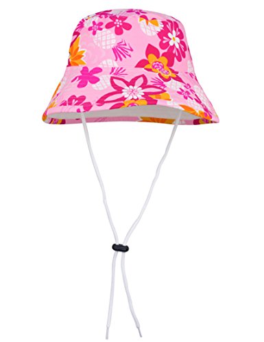 Tuga Girls Reversible Bucket Hats - UPF 50  Sun Protection Sun Hats