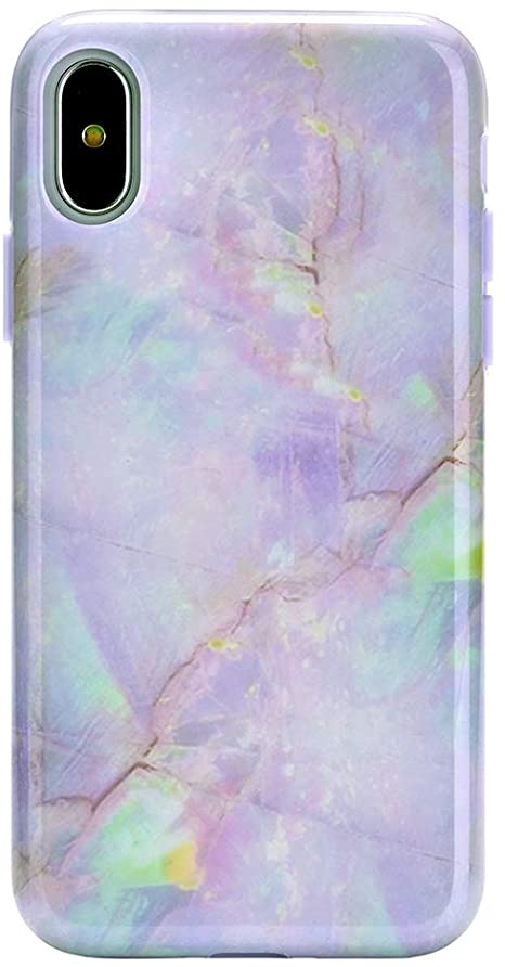 Velvet Caviar Compatible with iPhone Xs Case/iPhone X Case - Cute Protective Phone Cases for Girls & Women (Pink Marble)
