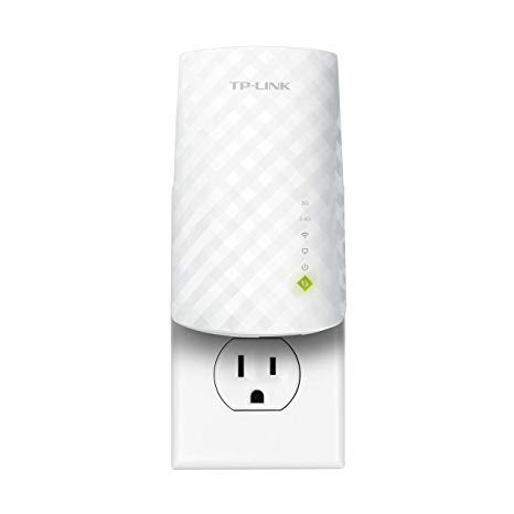TP-Link | AC750 WiFi Range Extender - Dual Band | 2019 Release | Up to 750Mbps | One Button Setup & Remote App Management | Repeater,Internet Booster,Access Point | Smart Home & Alexa Devices (RE220)