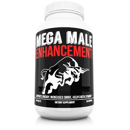 Mega Male Enhancement - Maximum Strength Enhancing Pills for Men - Improve Sexual Health and Wellness - Restore Energy and Drive Fast - Highest Quality Enhancing Products from Pure Giant Supplements