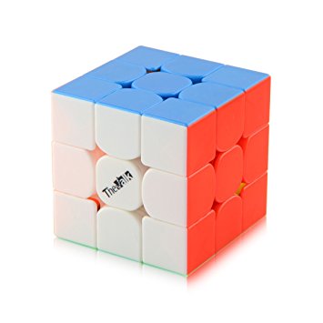 D-FantiX QiYi The Valk 3 Speed Cube 3x3 Stickerless Magic Cube 3x3x3 Puzzle Toy