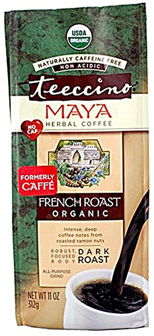 Teeccino - Maya Herbal Coffee Caffe Dark Roast Organic - 11 oz.