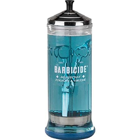 Top Performance Glass Barbicide Soaking Jar for Pets, 37-Ounce