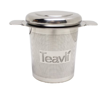 Teavli In-Mug Tea Infuser | Extra-Fine Stainless Steel Mesh Tea Infuser, Perfect Loose-Leaf Tea Infuser for Brewing Tea Directly in Cup