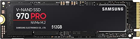 Samsung 970 PRO 512GB PCIe NVMe M.2 (2280) Internal Solid State Drive (SSD) (MZ-V7P512)