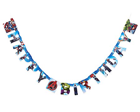 American Greetings Boys Avengers Epic Birthday Party Banner