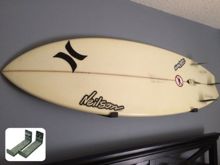 Naked Surf | Minimalist Surfboard Wall Rack | Display Rack | StoreYourBoard