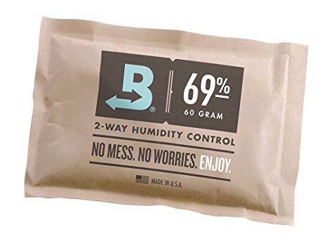 Boveda 69-Percentage RH Individually Over Wrapped 2-Way Humidity Control Pack, 60gm