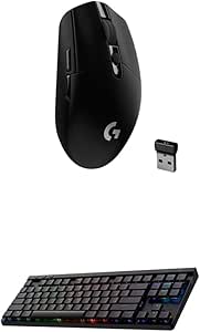 Logitech G305 Lightspeed Wireless Gaming Mouse   G515 TKL Wireless Gaming Keyboard (Tactile) Bundle: Black