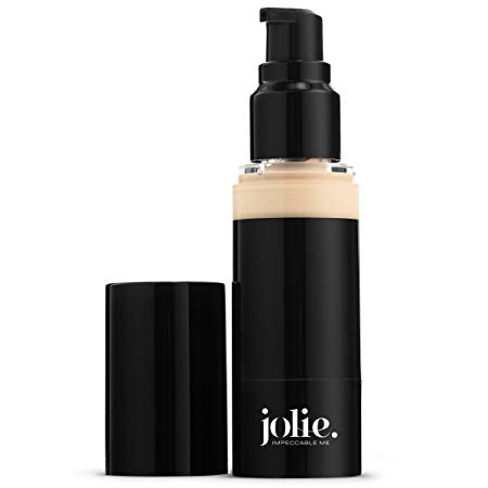 Jolie Luminous Foundation SPF 15 - Silky Hydrating Liquid Makeup (Sweet Almond)