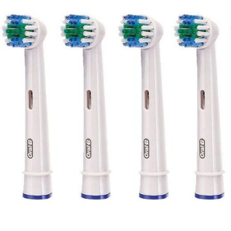 4x Braun Oral B EB20-4 Precision Clean Flexisoft Replacement Toothbrush Heads REDUCED