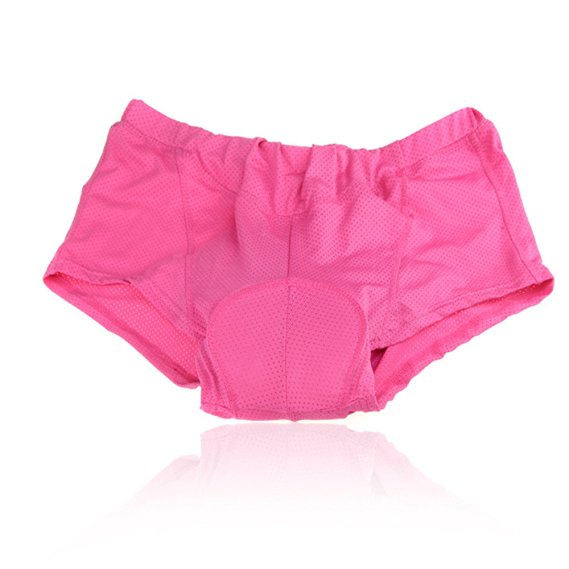 D-FantiX 3D Padded Cycling Underwear Womens Padded Bike Shorts Bike Underwear Pink