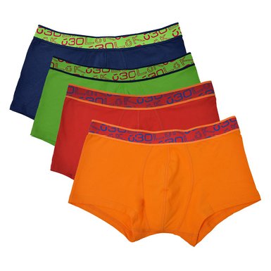 Mens 4-Pack Fashion Boxer Briefs Underwear by LUK