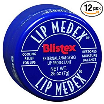 Blistex Lip Medex External Analgesic/Lip Protectant 0.25 oz (Pack of 12)