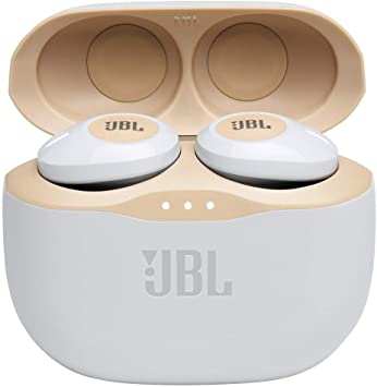 JBL Tune 125TWS True Wireless In-Ear Bluetooth Headphones with up to 32 Hours of Combined Music Playtime - Gold