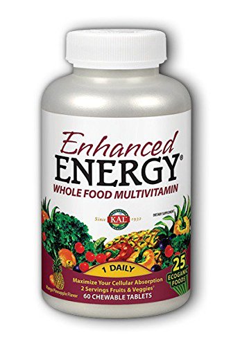 Enhanced Energy Adult-Mango Pineapple Kal 60 Chewable