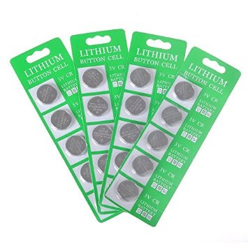 Lot of 20 CR2032 3 Volt Lithium Button Cell Coin Battery,Specially Made for LED Light