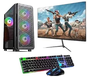 Gaming PC Full Setup CORE I5 (16GB RAM 512GB SSD) 4GB Graphics Card 22INCH Moniter Window 11 with MS Office 2019