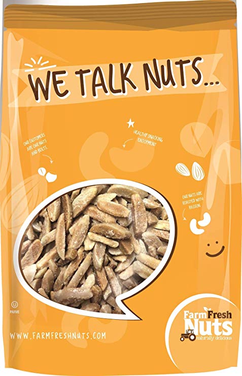 Farm Fresh Nuts California Honey Roasted Almonds Blanched Slivered, Foodservice Pack, 2 Pound