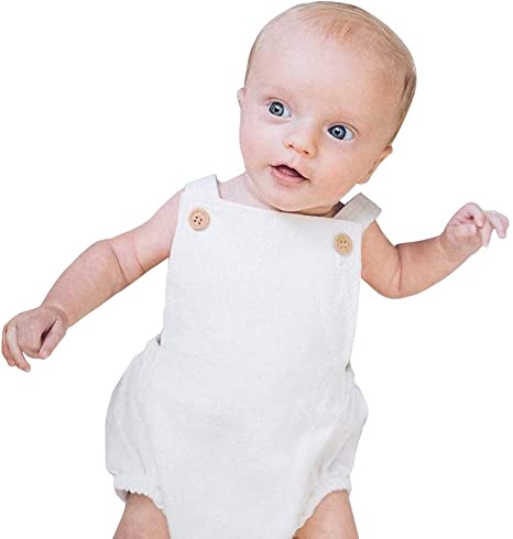Simplee kids Unisex Baby Boy Girl Romper Cotton Bodysuits Bunny Baby Pajamas Baby Clothes for 0-3 Years