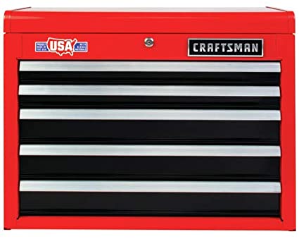 CRAFTSMAN 2000 Series 26-in W x 19.75-in H 5-Drawer Steel Tool Chest (Red)