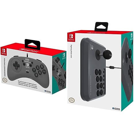 Hori Nintendo Switch Fighting Commander Officially Licensed By Nintendo - Nintendo Switch & Switch Fighting Stick Mini Officially Licensed By Nintendo - Nintendo Switch