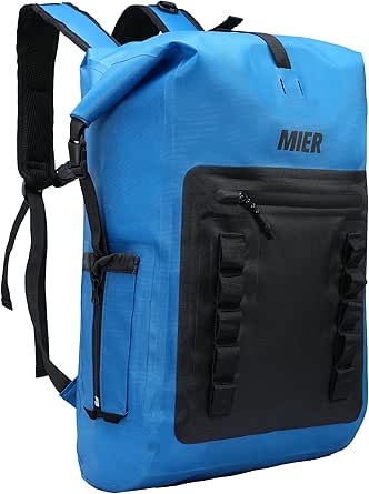 MIER Dry Bag Waterproof Backpack 30L Dry Sack Heavy Duty Roll-Top Closure for Kayaking, Beach, Boating, Swimming, Surfing