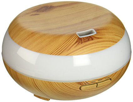 YTE DT-1513 300ml Aroma Essential Oil Wood Grain Ultrasonic Cool Mist Humidifier