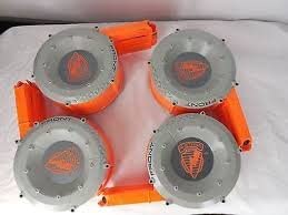 NERF 35-Dart Capacity Drum (Includes 4 Drums)