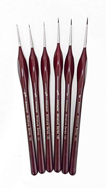 Artmaster Artists & Modelmakers Fine Detail Brush Set of 6