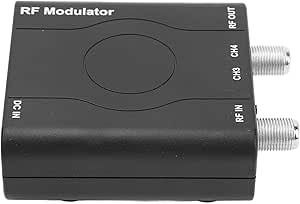 HDMI RF Modulator Adapter, RF Modulator HDMI Coaxial Converter, HDM61 HDMI to RF Modulator, Support NTSC Format Output,1080P PLL control VHF Working Frequency