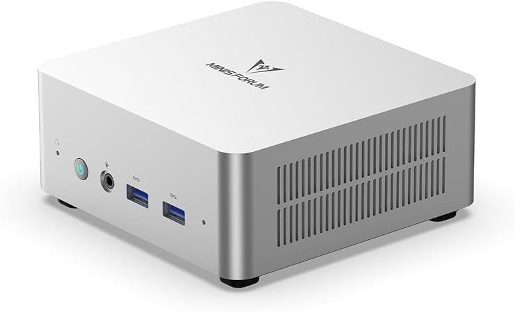 MINISFORUM Venus Series UN1270 Mini PC Core i7-12700H(14C/20T, up to 4.7GHz) Windows 11 Home 32GB RAM 512GB SSD, HDMI/DP/USB-C 4K@60Hz Triple Outputs, 2.5G LAN, WiFi6E, 4X USB Port Desktop Computer