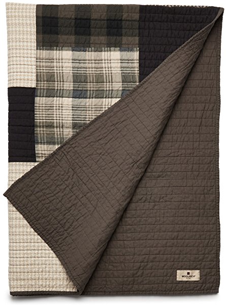 Woolrich WR50-1786 Winter Hills Quilted Throw 50x70" Tan,50x70"