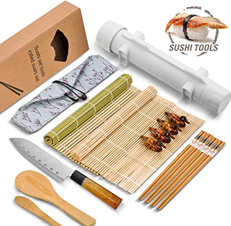  ISSEVE Sushi Making Kit/Sushi Bazooka Maker with